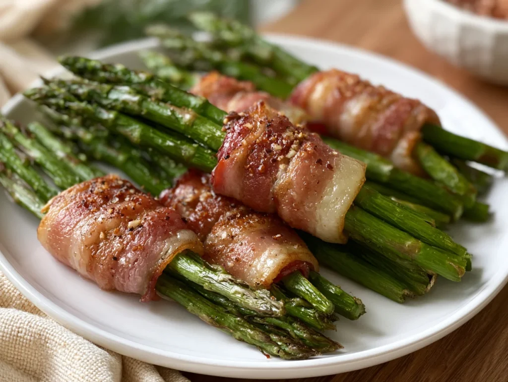 Keto Bacon-Wrapped Asparagus Recipe