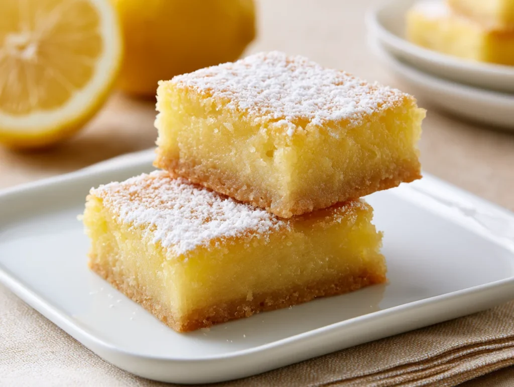 Low-Sugar Lemon Bars Recipe