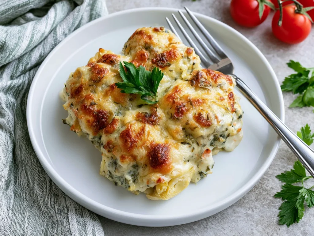 Spinach Artichoke Chicken Casserole Recipe