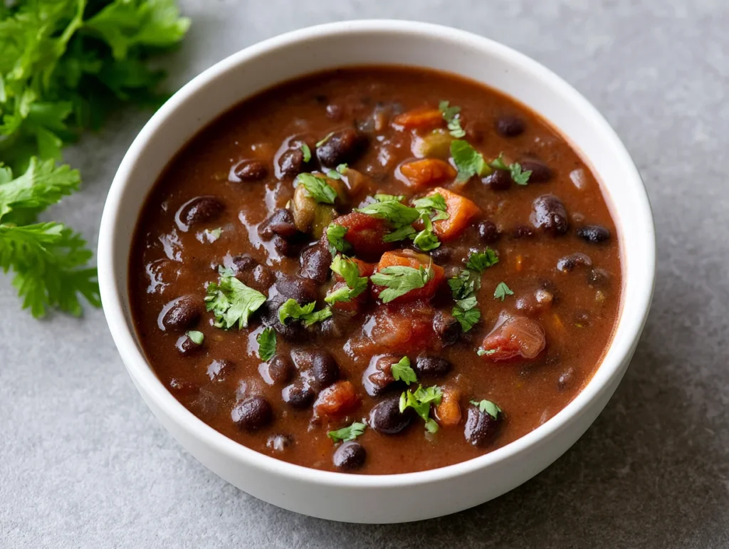 Vegan Black Bean Soup Recipe