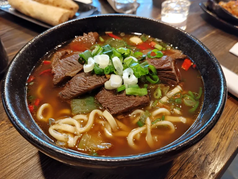 beef noodle soup