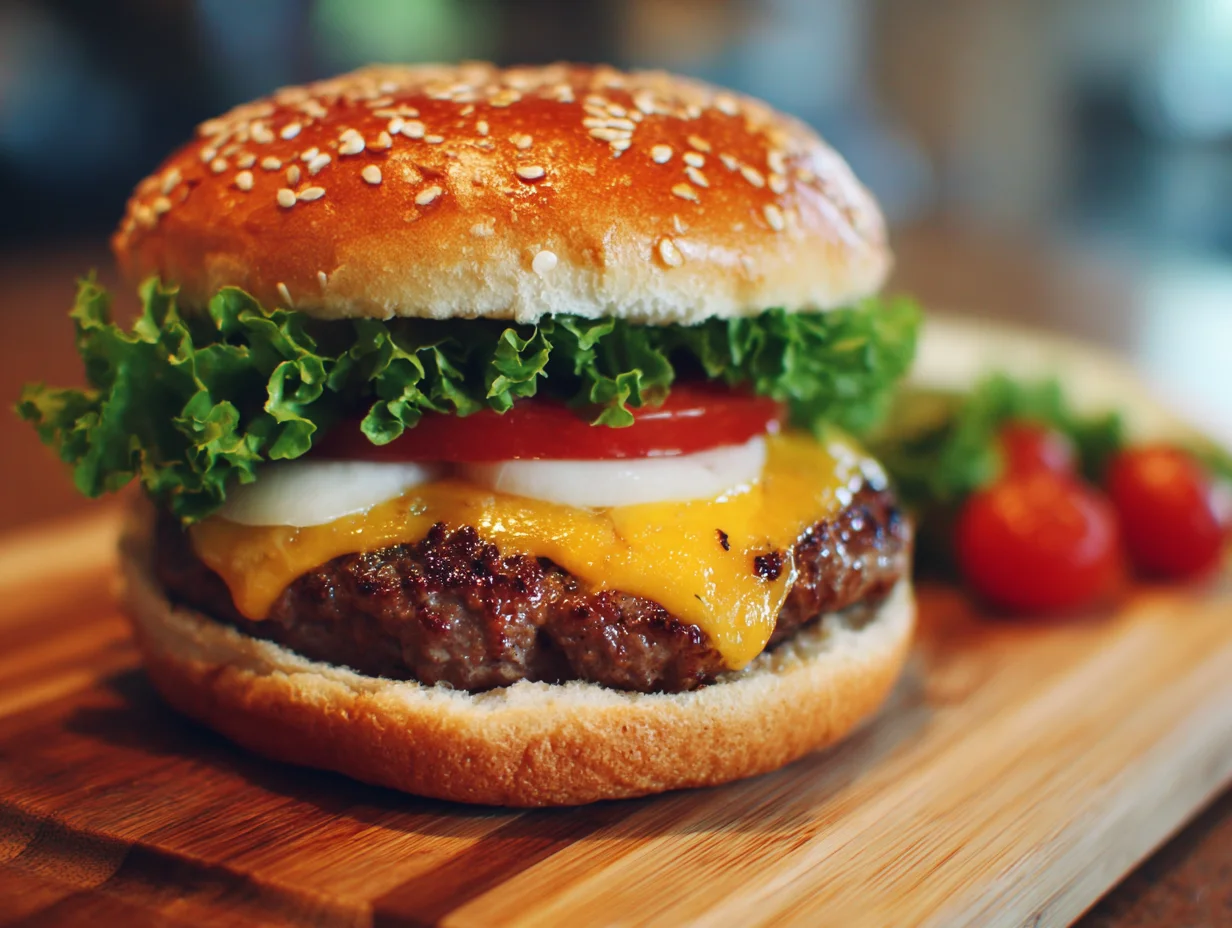 Quick and Easy Homemade Hamburger