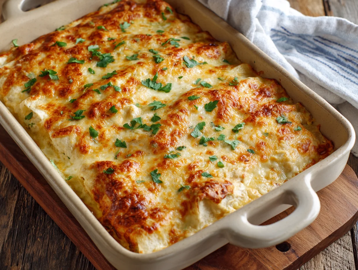 White Chicken Enchiladas