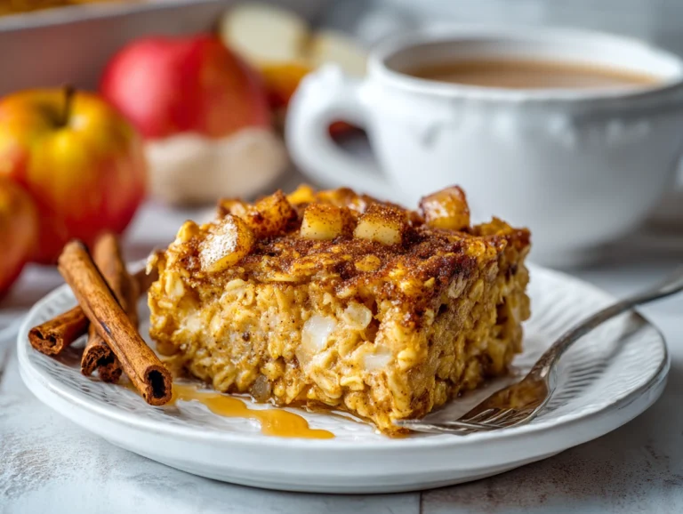 Apple Cinnamon Baked Oatmeal Recipe