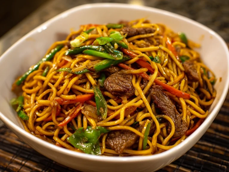 Easy Beef Lo Mein