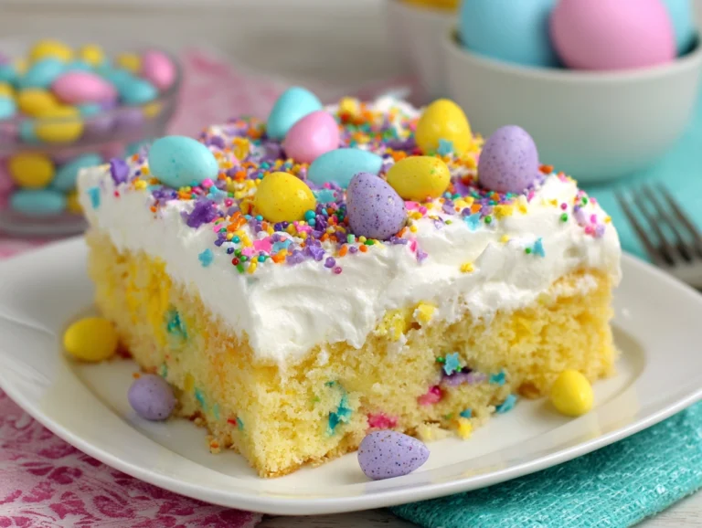 Festive Easter Poke Cake Recipe