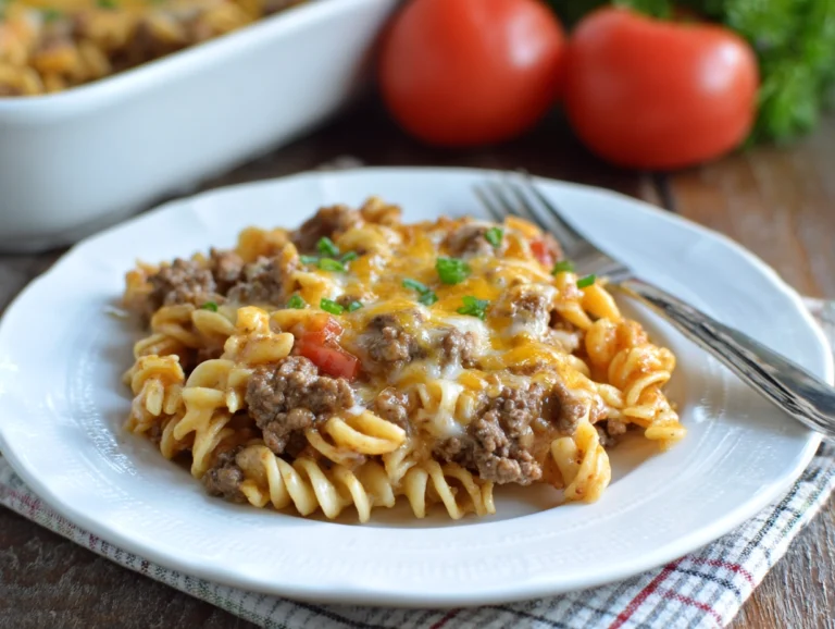 Ground Beef Noodle Casserole Recipe