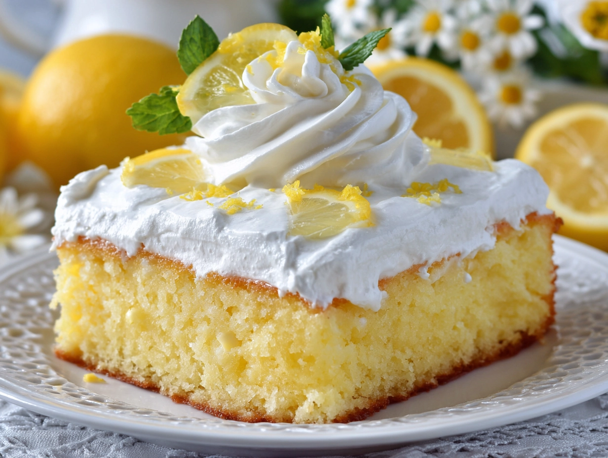 Zesty Lemon Poke Cake Recipe