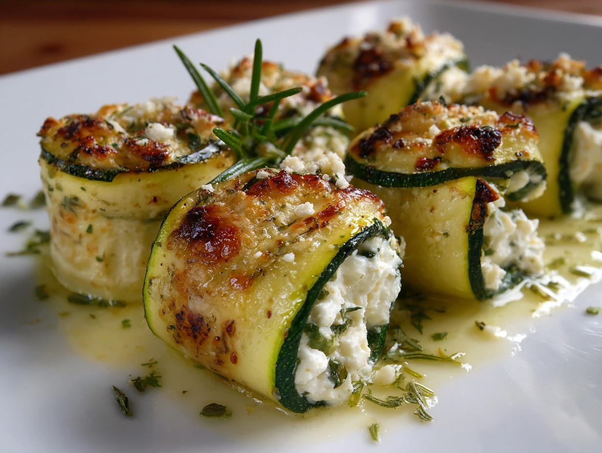 Zucchini Rollups with Ricotta