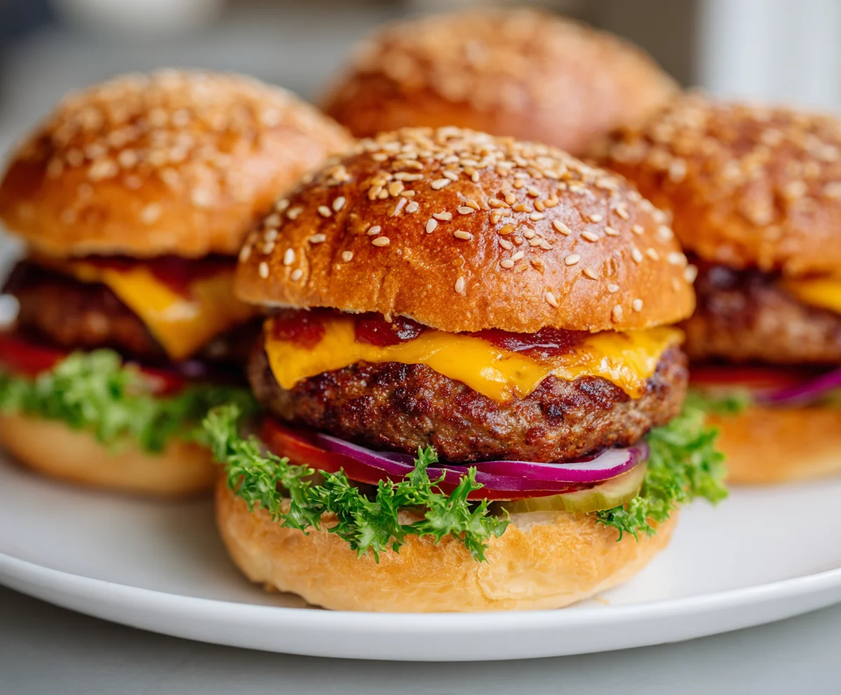 air fryer hamburgers