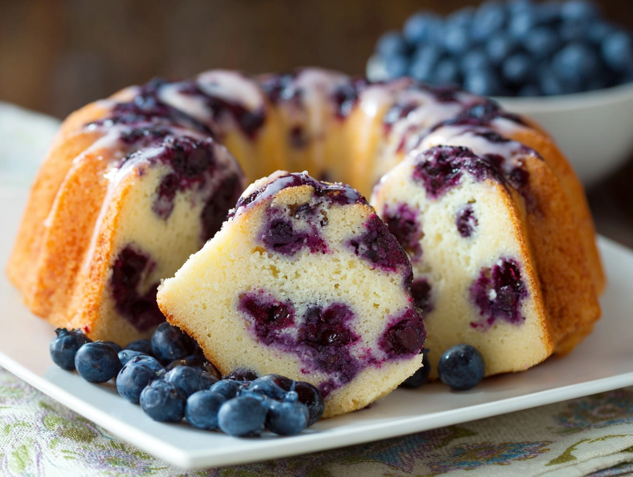 blueberry pound cake recipe