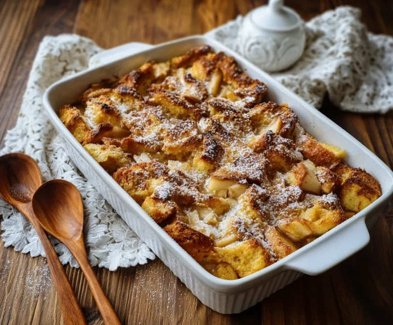cinnamon apple french toast casserole
