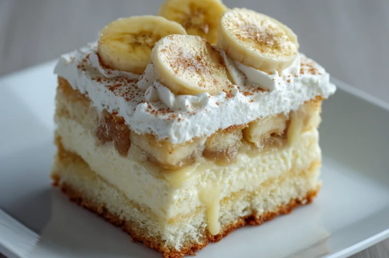 Banana Pudding Cake Recipe – Creamy Southern Dessert Favorite