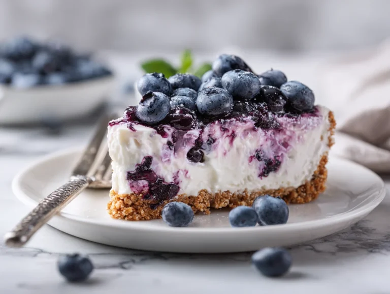 Blueberry dessert