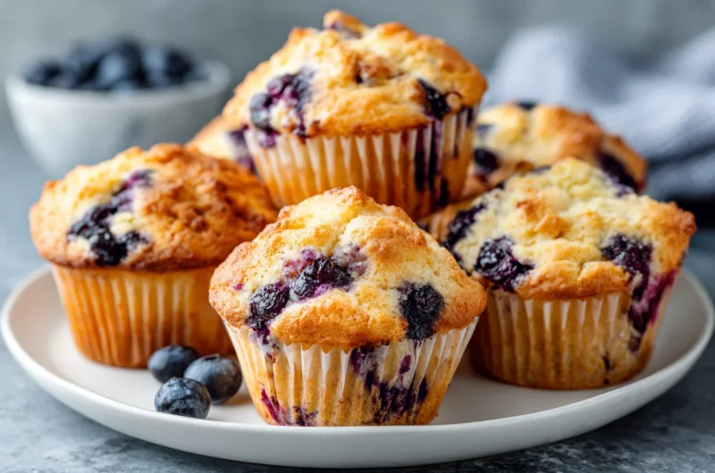 Moist blueberry muffins recipe perfect breakfast bakery treat