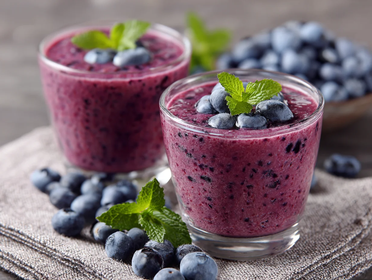 Blueberry smoothie
