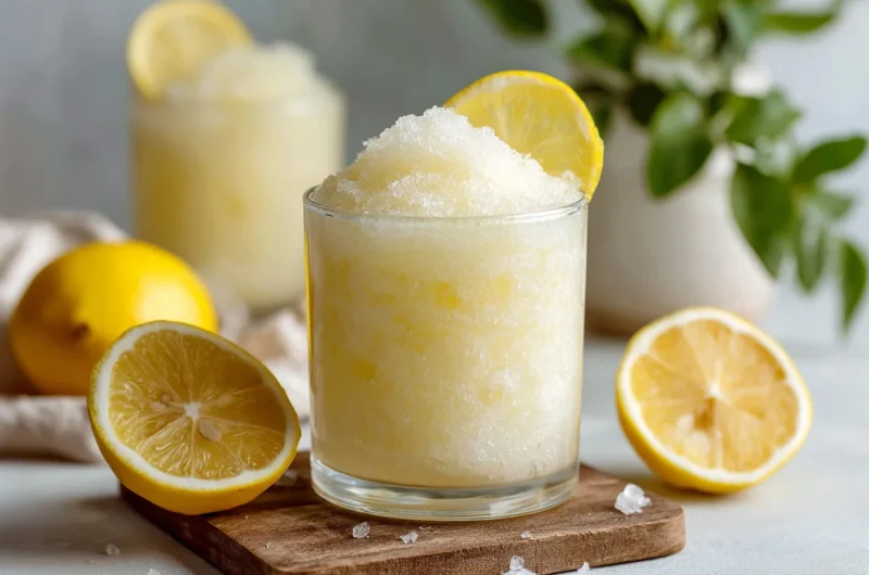 Frozen Lemonade Recipe Refreshing Slushy Drink for Summer Days