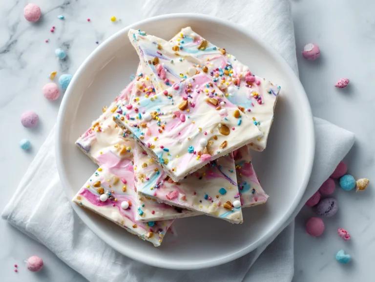 Frozen yogurt bark