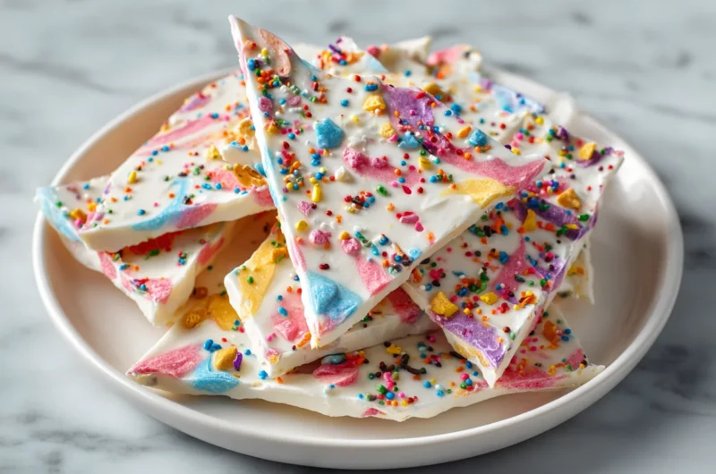 Frozen yogurt bark recipe healthy refreshing sweet snack
