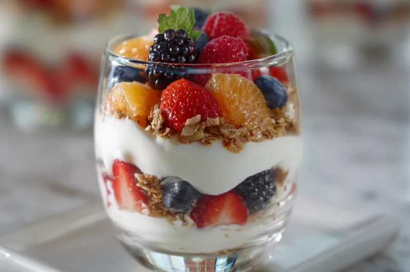 Fruit Yogurt Parfait Recipe – Healthy Layered Breakfast Dessert