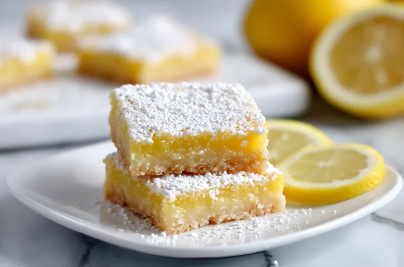 Sweet and tangy lemon bars recipe perfect dessert for parties