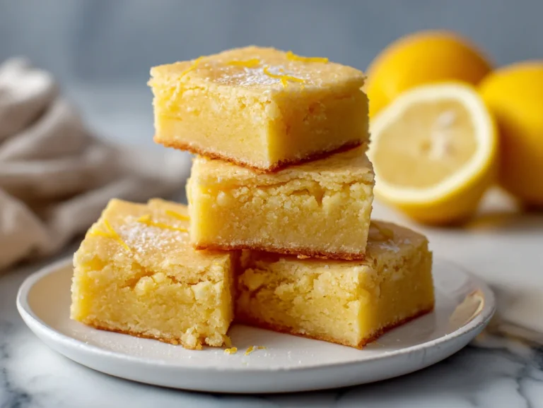 Lemon brownies