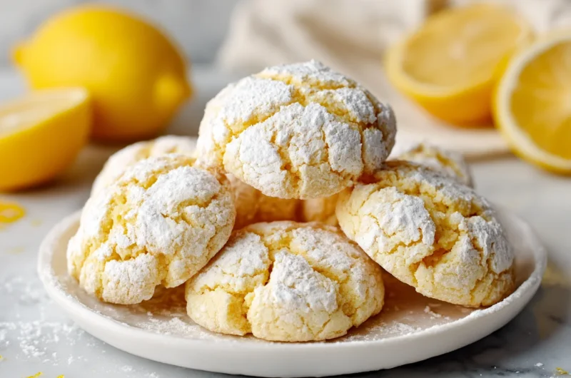 Soft lemon cookies recipe sweet tangy homemade cookie treat
