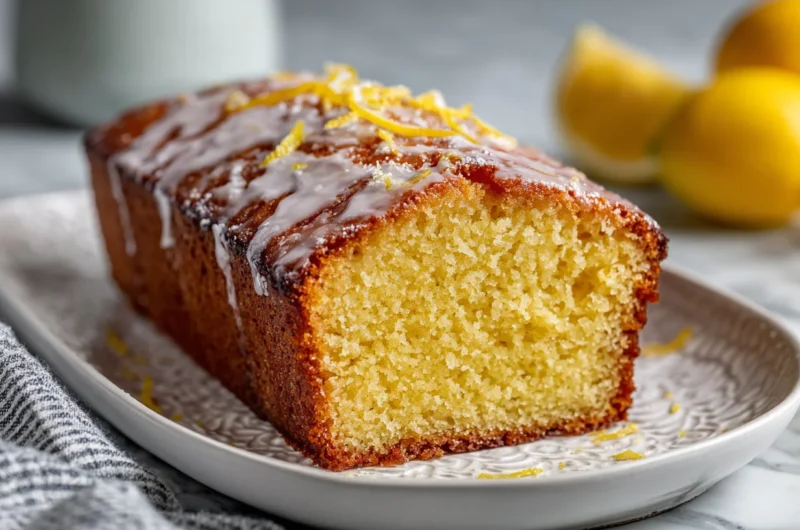 Moist lemon loaf cake recipe soft sweet citrus cake
