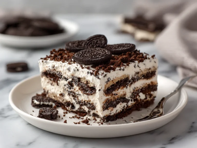 Oreo icebox cake