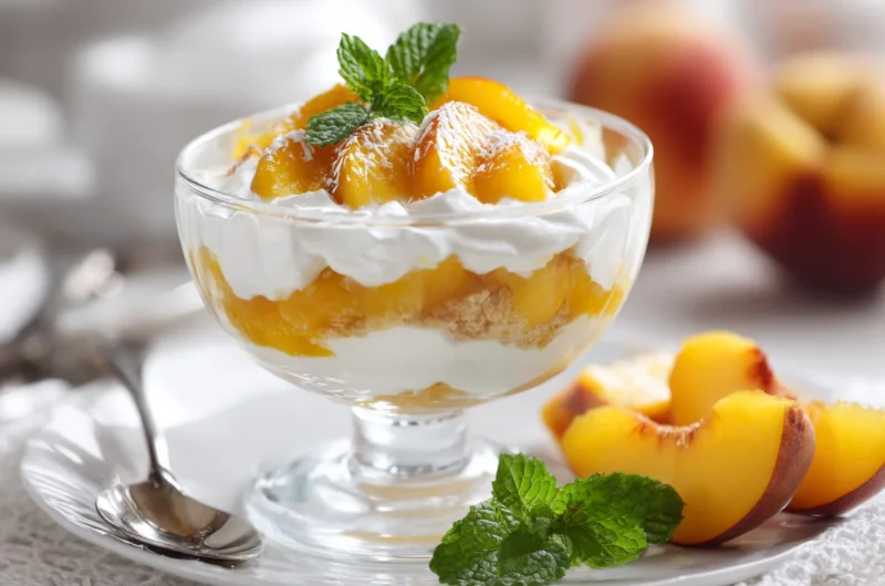 Sweet Peach Dessert Recipe Perfect Fruity Treat for Summer