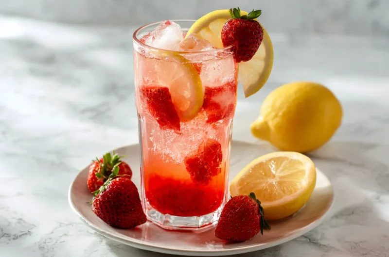 Sweet Strawberry Lemonade Recipe Refreshing Summer Drink Idea