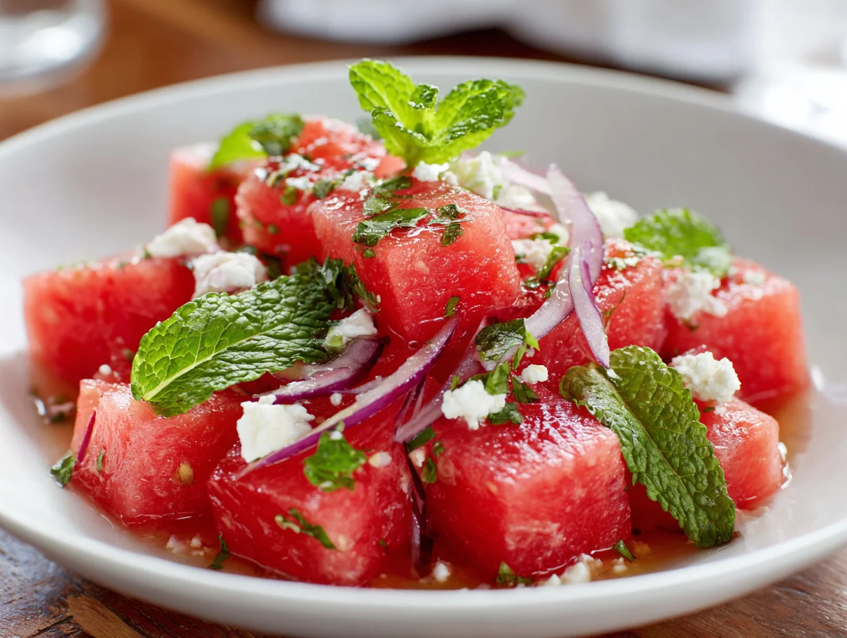 Watermelon salad