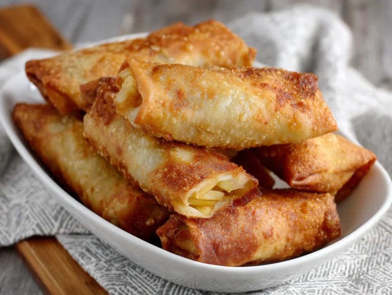 apple pie egg rolls