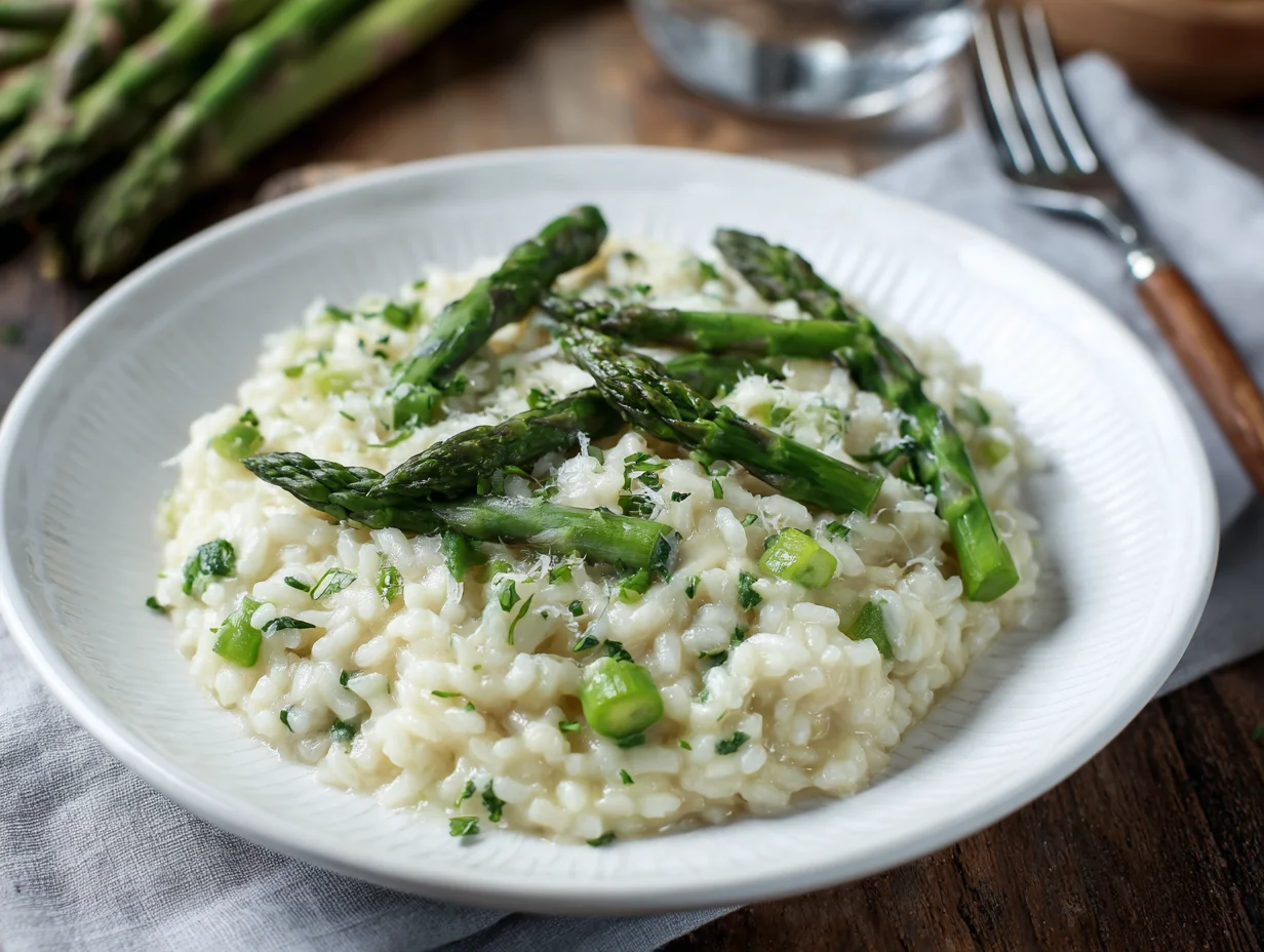 asparagus risotto