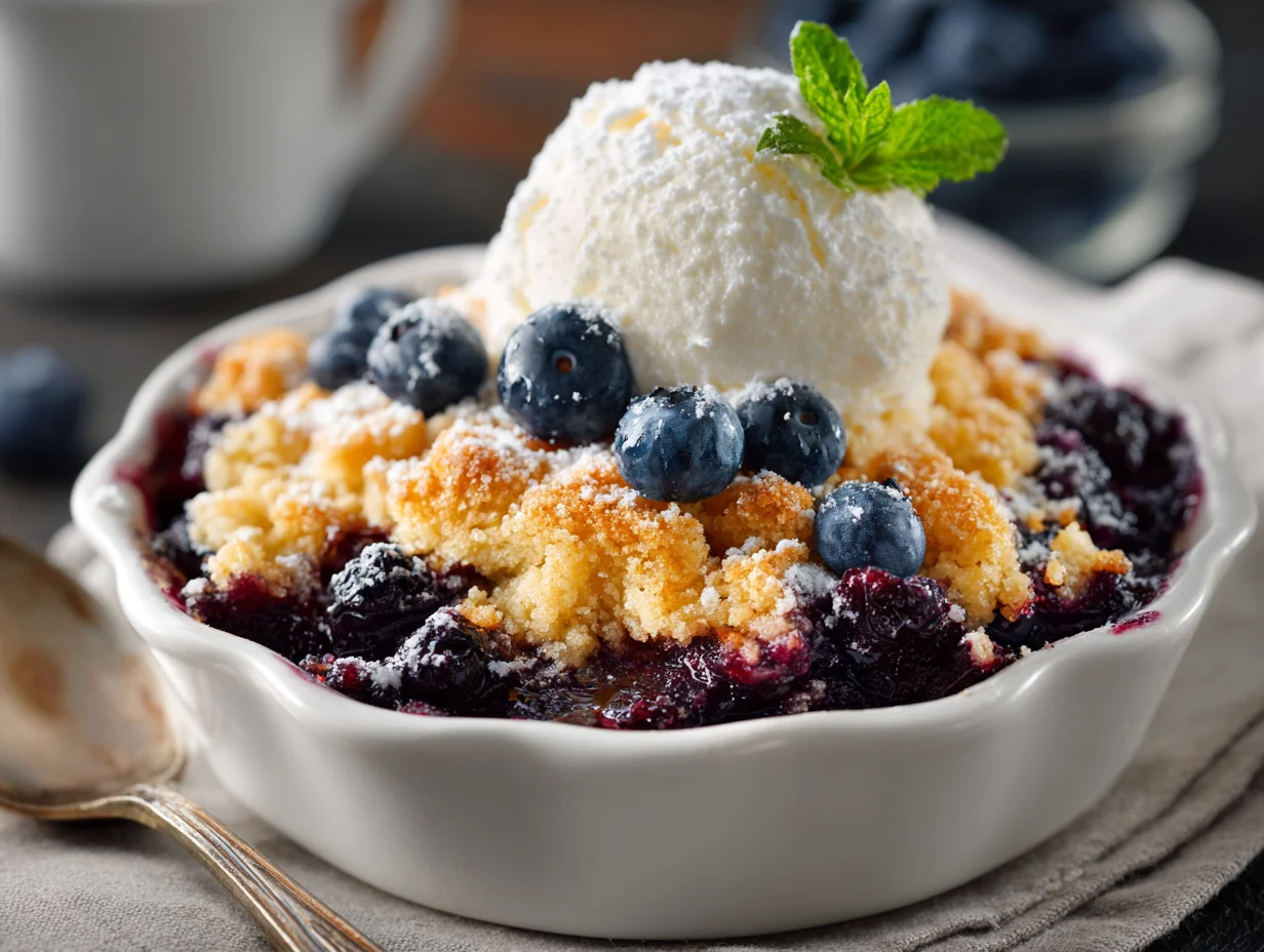 blueberry dump cake
