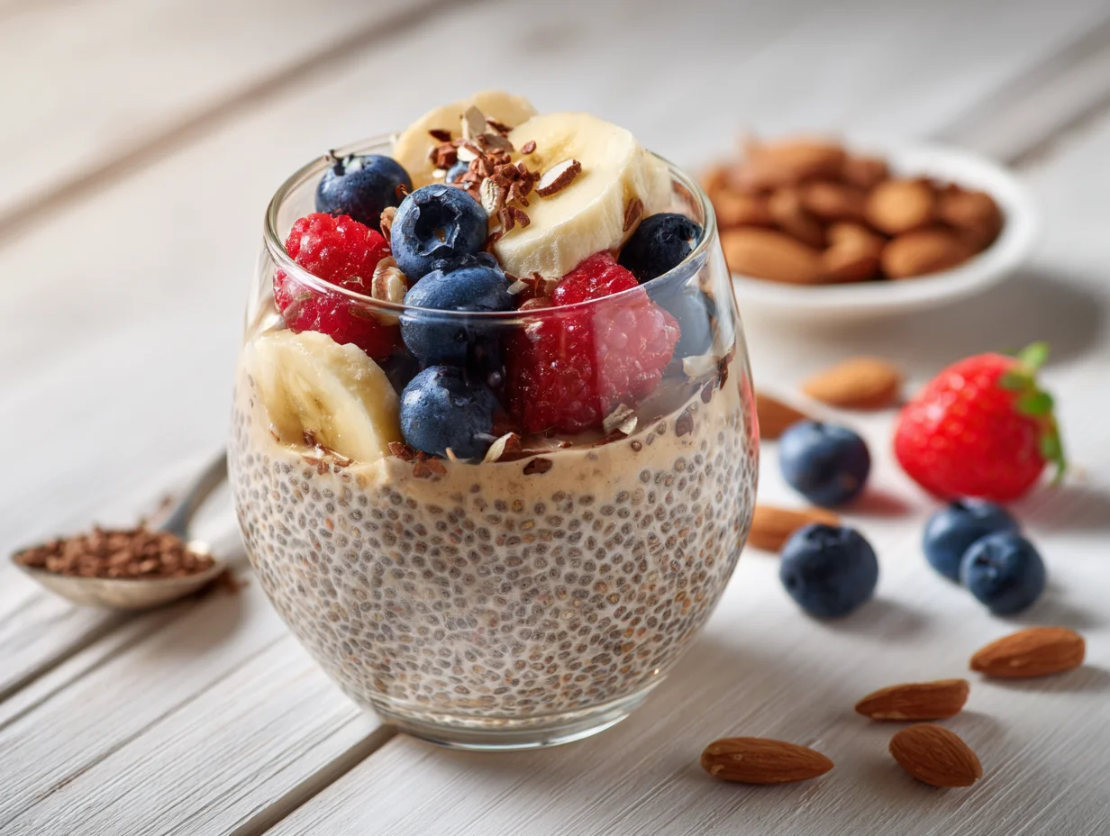 coffee chia seed pudding