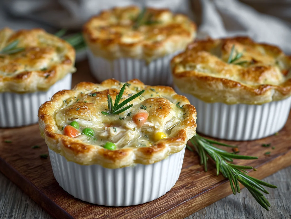 easy mini chicken pot pies