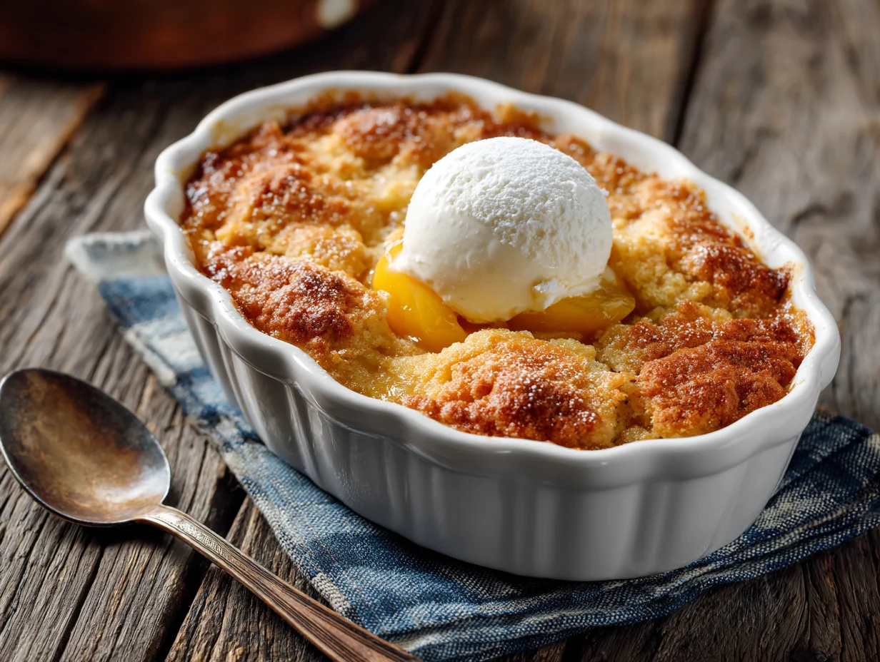 ingredient peach cobbler