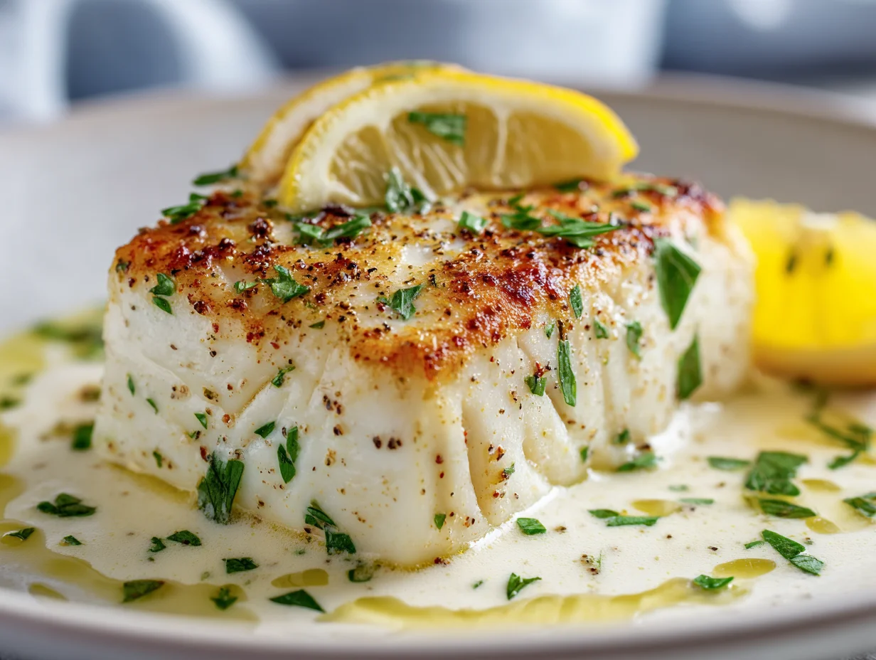 keto baked halibut