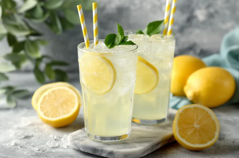 Healthy low sugar lemonade recipe refreshing summer drink idea