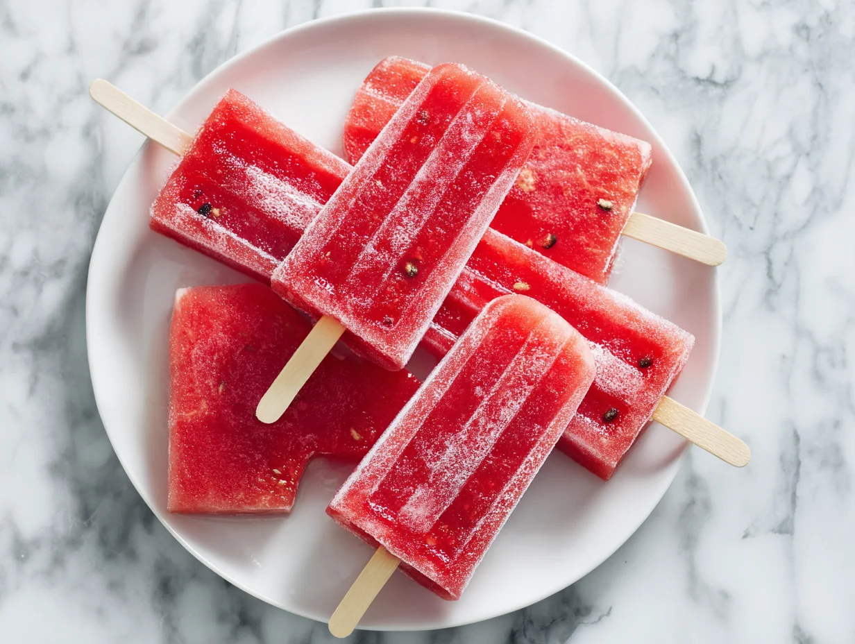watermelon popsicles