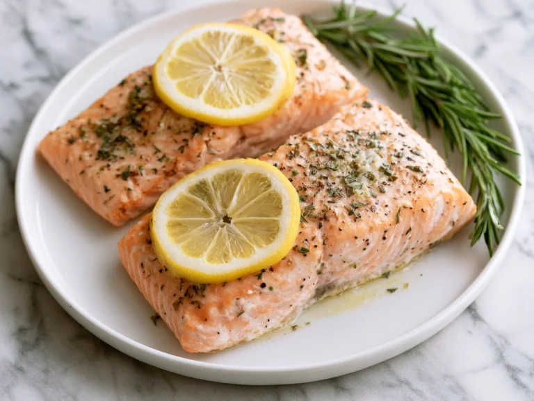 Baked Salmon with Lemon Recipe