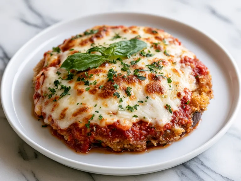 Healthy Eggplant Parmesan Recipe