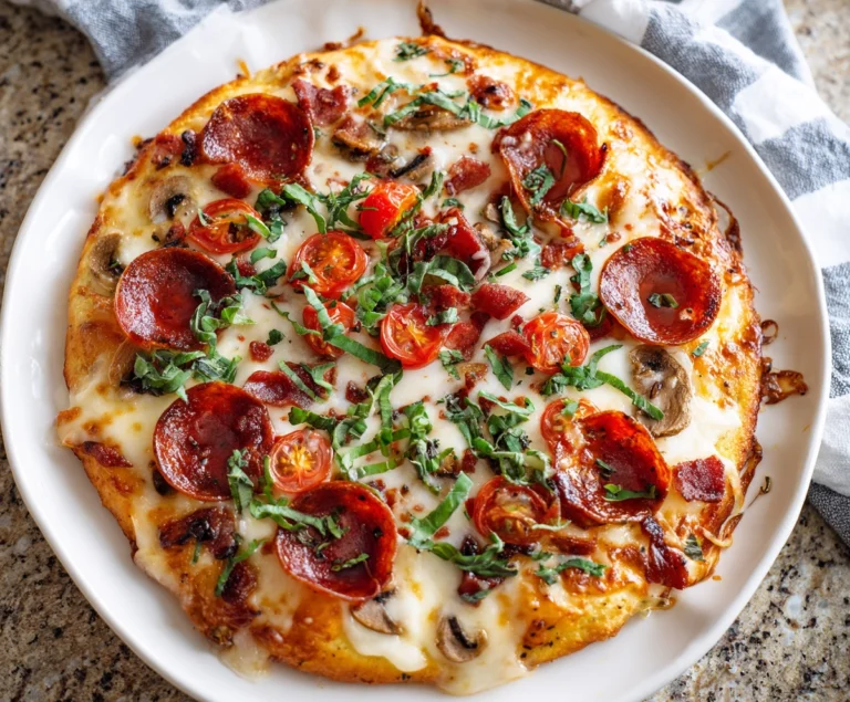 Keto-Friendly Pizza Crust Recipe