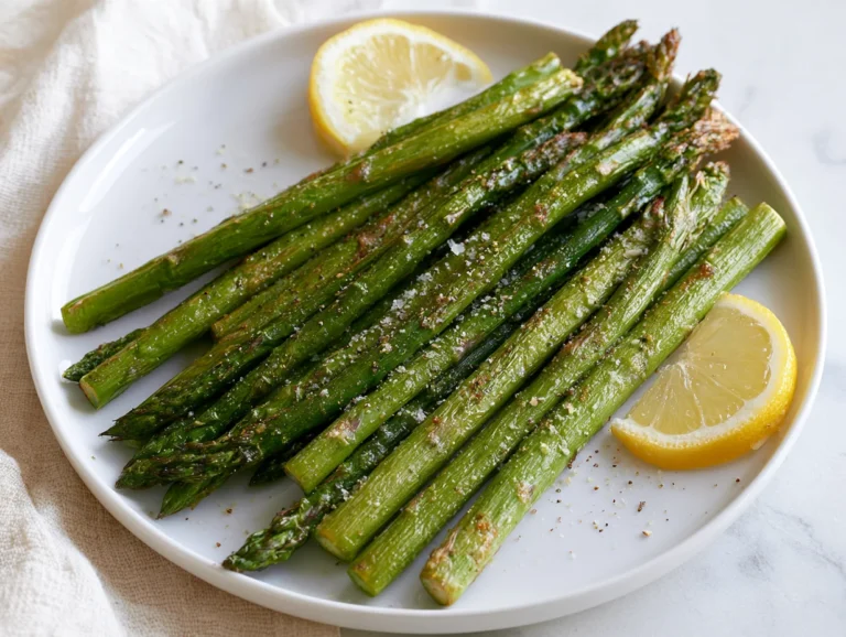 Lemon Garlic Roasted Asparagus Recipe