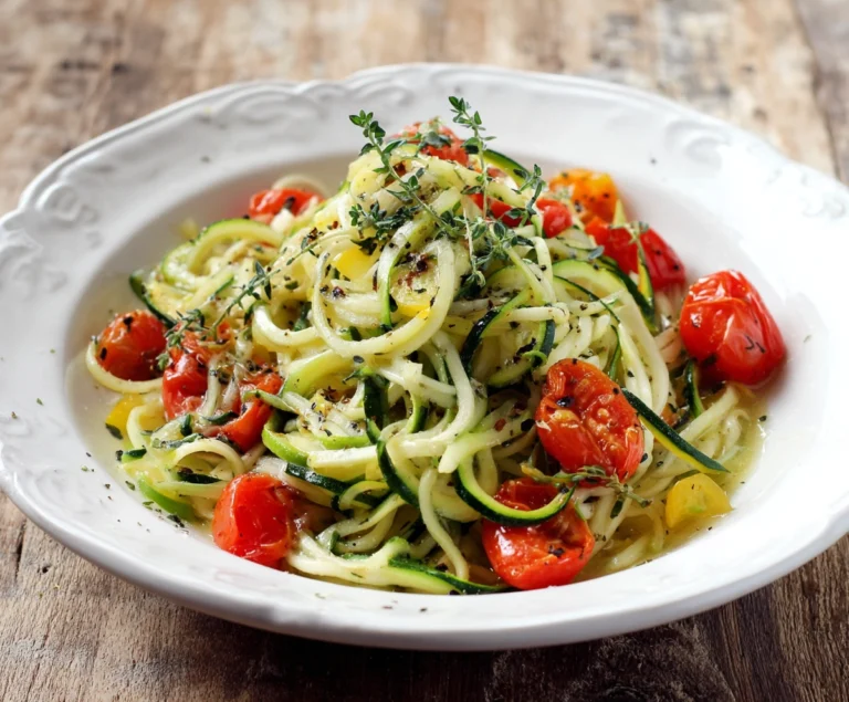 Low-Calorie Zucchini Noodles Recipe