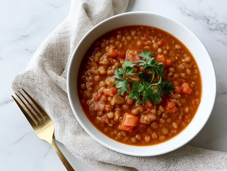 Vegan Lentil Soup Recipe