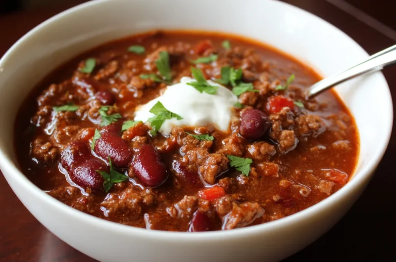 Best Easy Chili Recipe Thick and Rich