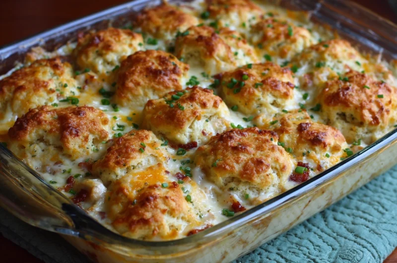 Chicken and Biscuit Casserole Family Favorite
