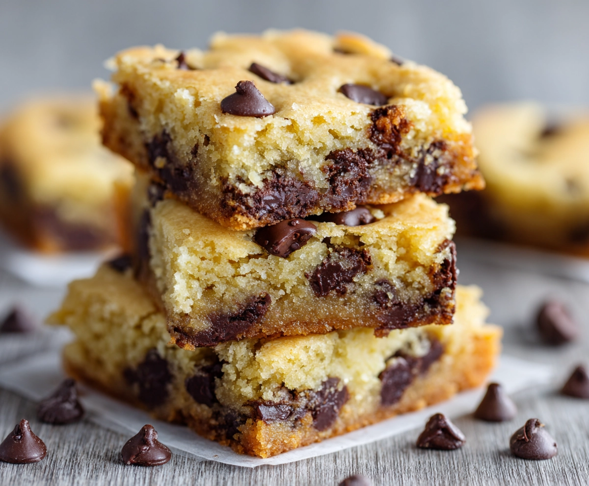 easy cake mix chocolate chip cookie bars